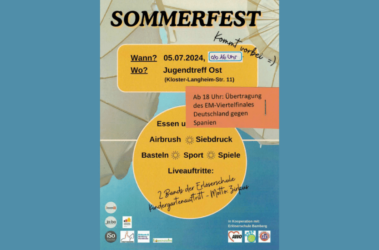Veranstaltungshinweis: Sommerfest und Public Viewing